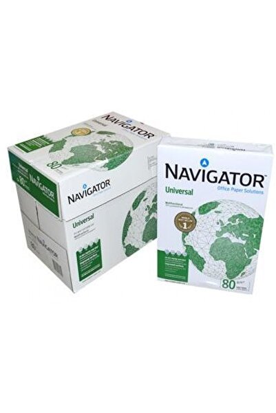 NAVİGATÖR ورق نسخ A4 - 80 جرام، 5 عبوات، 2500 ورقة