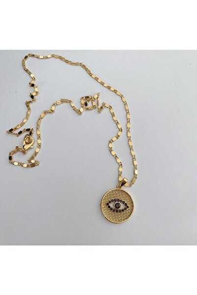 CHARMLUCKY Siyah Göz Kolye