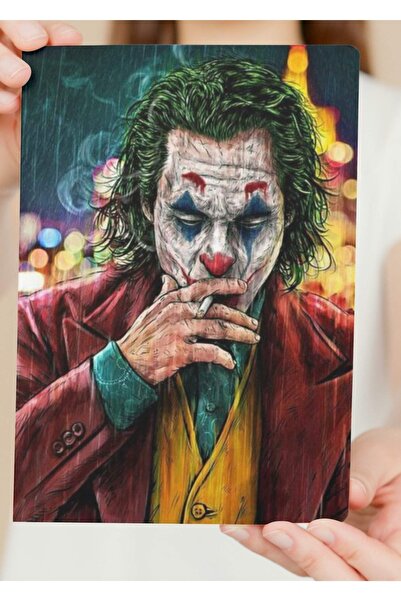 Çılgıntrend Αφίσα τοίχου Ξύλινο Joker 28 Χ 20 Εκ
