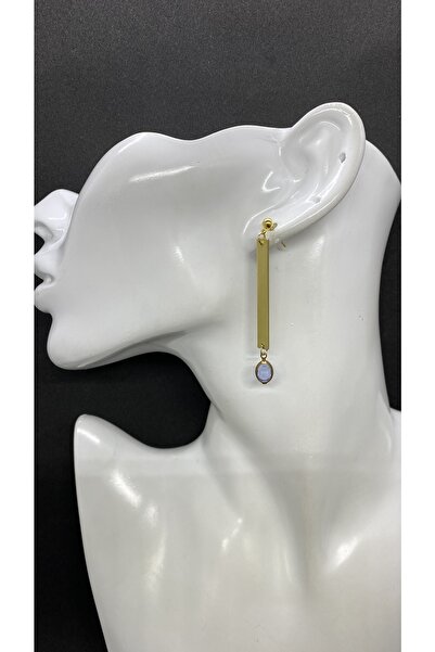 Porsuk Alternatif Handmade Brass Apparatus Glass Bead Women's Earrings