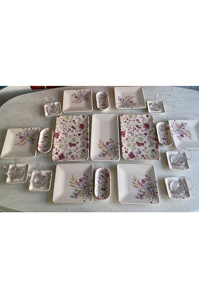 Keramika 25 Piece Spring Breakfast Set