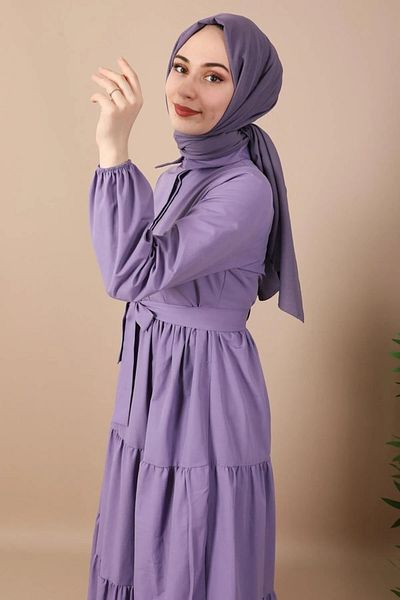 CNG MODA Standard Buttoned Dress Fuchsia
