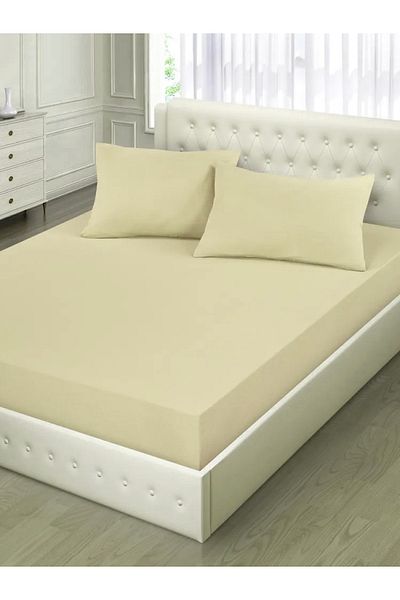Juellhome Double Elastic Combed Cotton Sheet (without pillow) 200 X 200