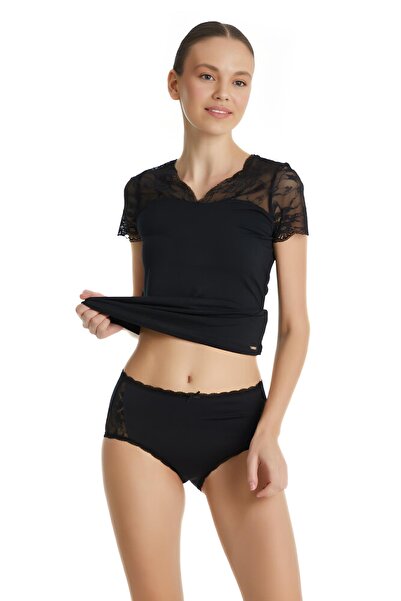 Blackspade Women's Black Slip Panties 1773