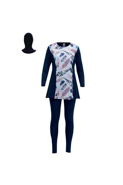 GC GÖKHAN CLUB Long Sleeve Full Coverage Swimsuit