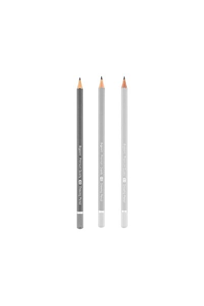 Bigpoint مجموعة رسم الطالب على شكل قلم جرافيتي متدرج رقم: 4b-4h-hb