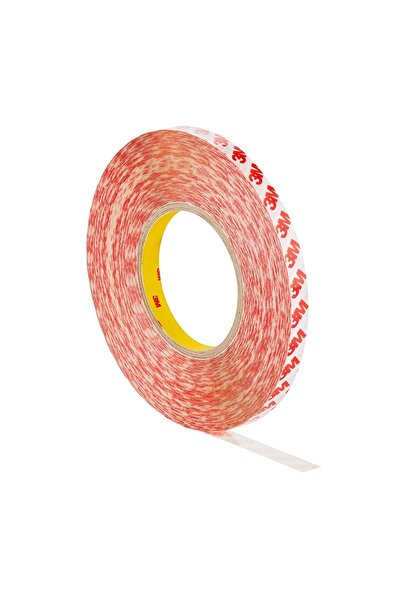 Hdg 5 Metre 3m Yapışkanlı Çok Güçlü Çift Taraflı Bant Şeffaf - 15 Mm Genişlik