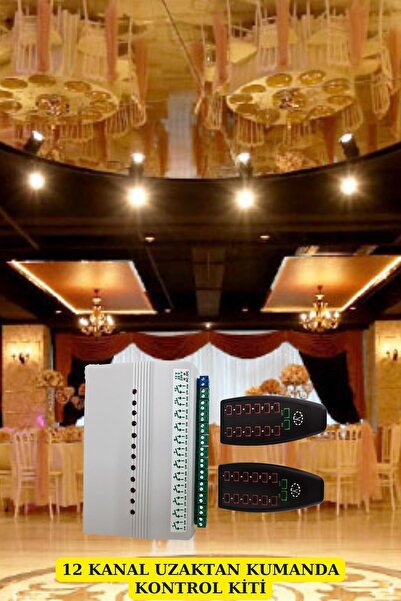 OEM Rf Uzaktan Kumandalı 12 Kanal Röle Kartı 433 Mhz 5 A Alıcı Verici