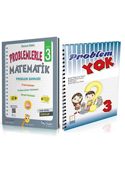 Üçgen Yayıncılık 3. Sınıf Problemlerle Matematik Problem Bankası + Salan Yayı...
