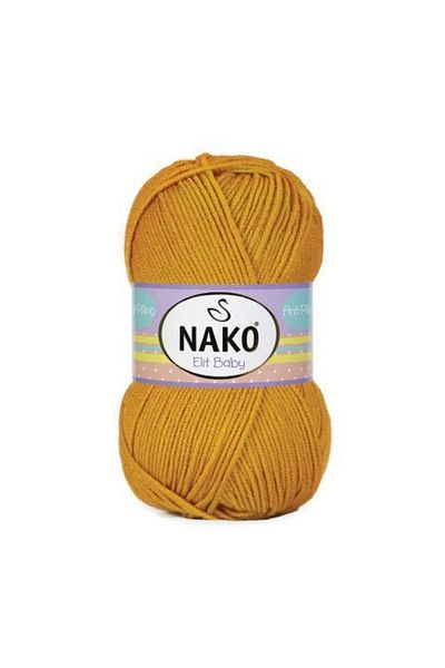 NAKO Elit Baby Μη Πιτυρισμένο Baby Floss Anti Pilling 5 τεμαχίων 01636 Bright Gold