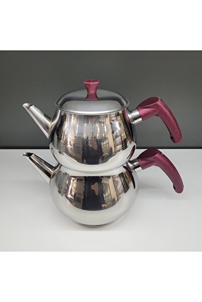 TORNADO DİZAYN Çelik Çayndalık Büyük Boy Bakalit Saplı