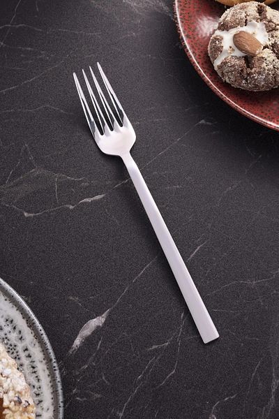 Vipinox 12 Pieces Luxury Dessert Fork Stainless Steel Stick Model Breakfast and Dessert Fork 2mm