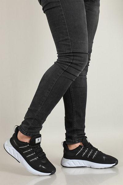 lumberjack Sword Black Large Size Casual Men's Sneakers