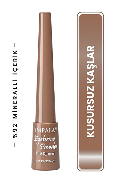 IMPALA IMPLALA Kaş Pudrası - Eyebrow POWDER No: 5 CARAMEL
