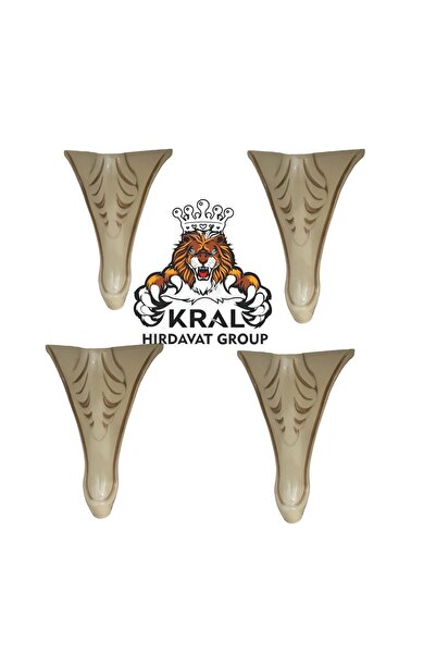 KRAL HIRDAVAT Dolap, Tv Sehpası, Berjel Ayağı 20 Cm Kırılmaz Plastik