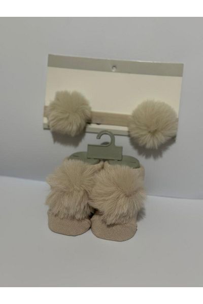 Bumbo طقم جوارب وباندانا للأطفال مع بوم بوم