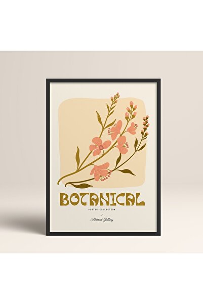 HOMEPACK Crna slika u drvenom okviru, uokviren poster, umetnički moderni zidn...