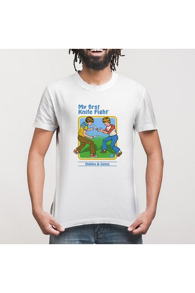 Built By Crazy Tricou unisex My First Knife Fight