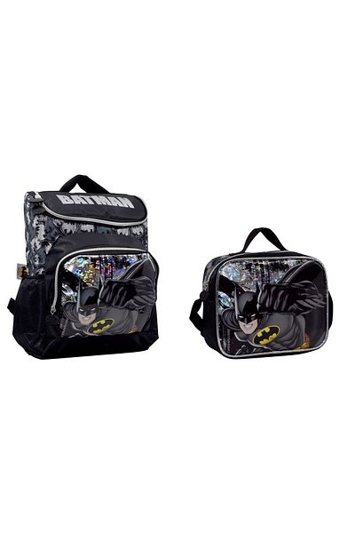 Batman School Bag Set (9 Piece Set)