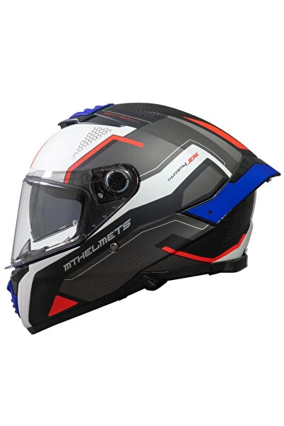Genel Markalar Helmets Thunder 4 Sv Jerk B7 Kapalı Kask Mavi Şeffaf Vizörlü