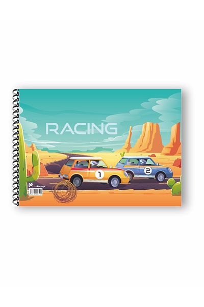 printkonsept Painting Book, Small Size Painting Book, 15 Sheets, Spiral Painting Book Size: 17*25
