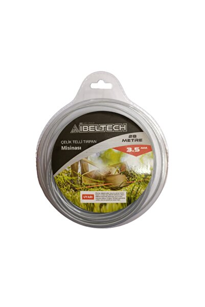 İBELTECH 3.5mm 28metre Çelik Telli Tırpan Misinası