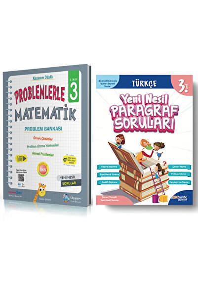 Üçgen Yayıncılık 3. Sınıf Problemlerle Matematik Problem Bankası + Onburda 3....