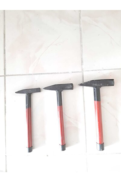 KAPEKS 3'lü Demir Saplı Çekiç Seti 500 Gram 750 Gram 1000 Gram