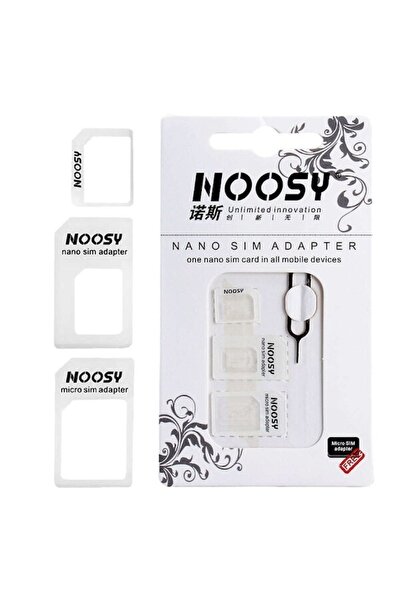 NOOSY Kart Sökme Iğneli Nano Ve Micro Sim Kart Adaptörü Sim Kartı