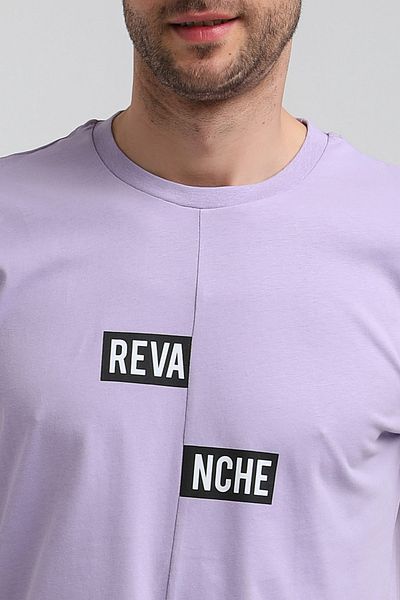NEW WORLD POLO Crew Neck Lilac Slim Fit T-Shirt 23Ssm20289