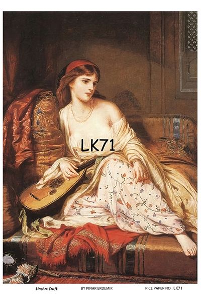 LİNEART ورق تزيين نحاسي La-lk71