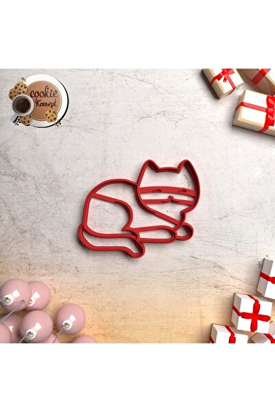 CookieKonsept Polimer Kil Kalıbı Kedi