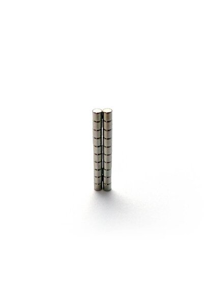 Hdg 100 Adet Neodyum Mıknatıs Magnet - 3 Mm Çap - 3 Mm Kalınlık -