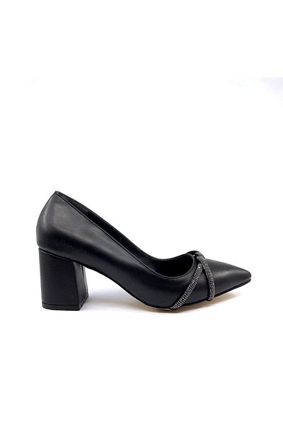 AYAKKABIMOOD Pantofi cu toc pentru femei Ayakkanımood Mht 105 6,5 cm Stone