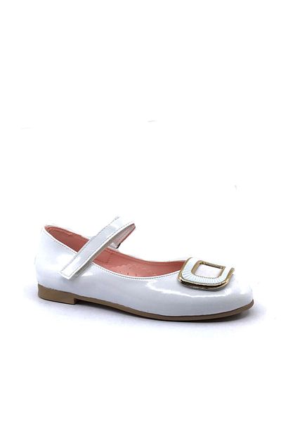 Sema 4230 Pantofi balerină cu cataramă și velcro pentru fete