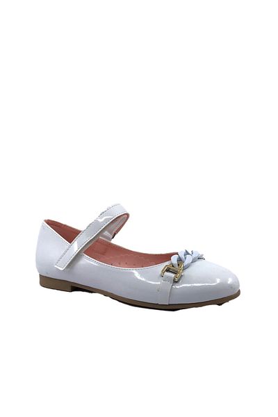 Sema 4232 Pantofi de balerină cu velcro cu lanț pentru fete