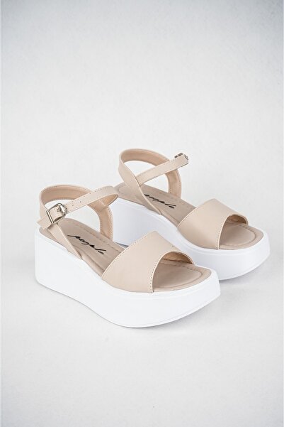 Freemax Women's Guaranteed Very Light Comfortable 6 Cm Heel Eva Sole Platform Sandals Ppl.4002 Skin