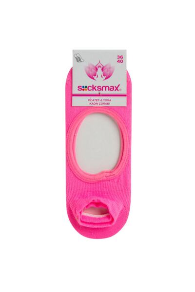 Bonapart 1 ζευγάρι Γυναικείες κάλτσες Yoga Neon Pink Αντιολισθητική Σόλα Ειδικής Σειράς