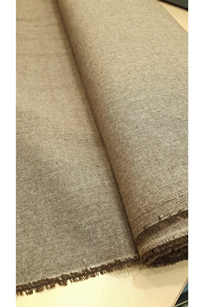 Safir Kumaş Ceketlik Pardüselik Kip Tok Yüzde Yüz Keten