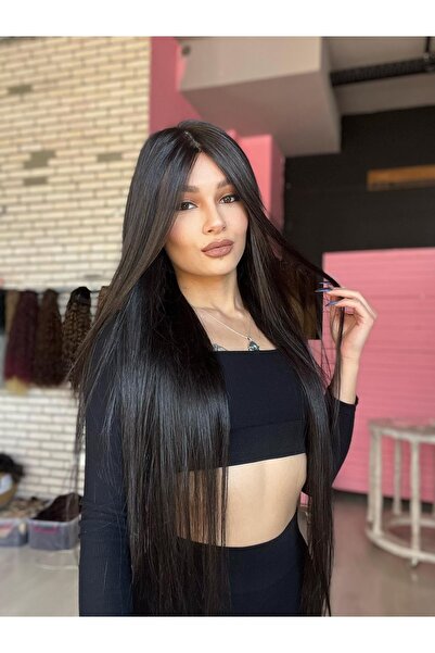 Suzan Peruk Baby Ipek Tabanlı Gerçek Saç Peruk Doğal Ton Uzun
