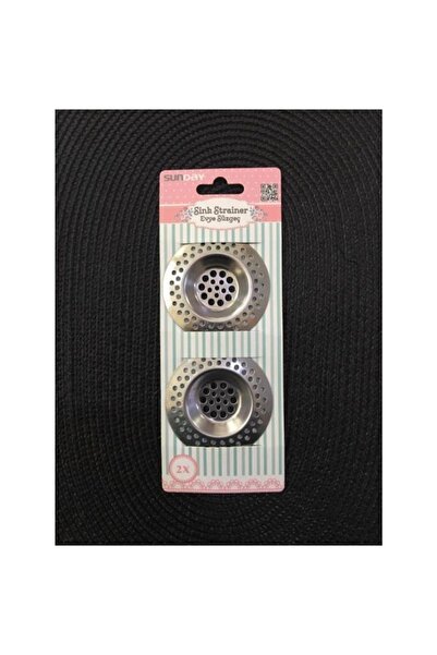 Tuğra Uzayıp Kısalabilen Ayarlanabilir Lavabo Süzgeci Yerli Üretim 2 Adet Beyaz