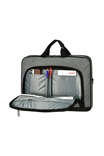 barberri Unisex Γκρι φορητός υπολογιστής & χαρτοφύλακας 17,2 ιντσών