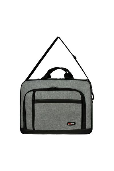 barberri Laptop și servietă unisex gri de 17,2 inchi