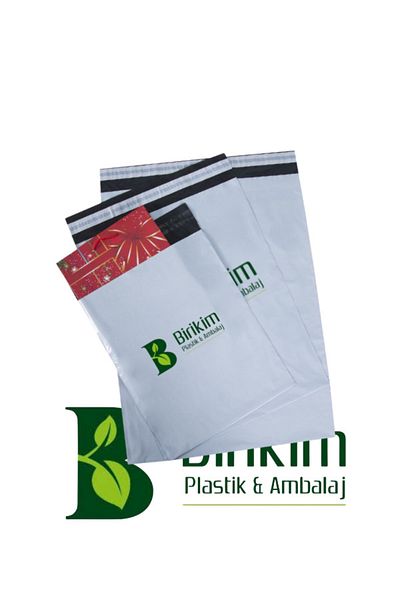 BİRİKİM AMBALAJ Cargo Bag 25*30+5 Pockets Black Inside and Gray 50 Pieces