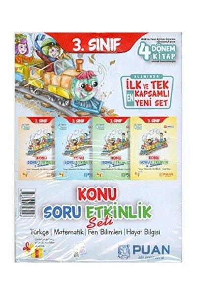 Puan Yayınları Puan 3.sınıf Tüm Dersler Konu Soru Etkinlik Seti