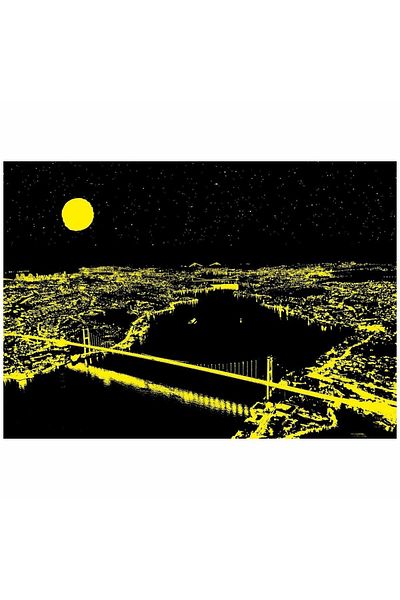 Art Puzzle 5239 Three Bridges 1000 Pieces Neon -