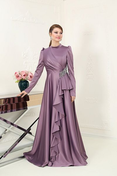 Halezademoda Nazende Hijab Evening Dress Kyr0005