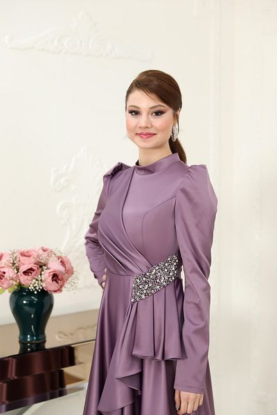 Halezademoda Nazende Hijab Evening Dress Kyr0005