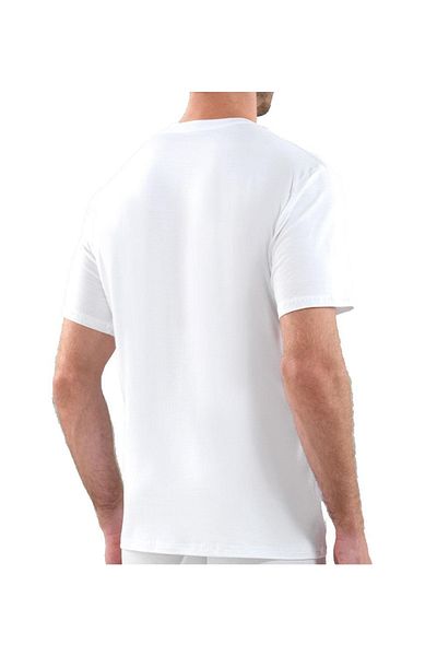 Blackspade Men's White Modal Undershirt Silver 9306