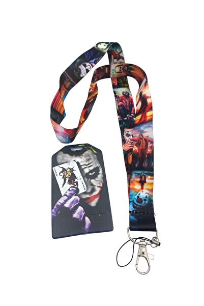 CİCCİBİCCİSHOP Joker Boyun Askı Ipi Dikey Kart Tutucu